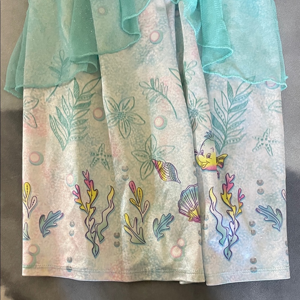 Disney Little Mermaid Aqua and Pink Costume Dress - Picture 4 of 12